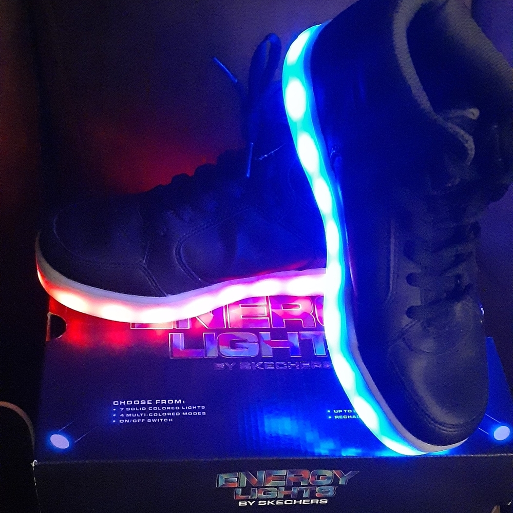 Boys skechers Energy Lights shoes